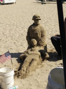 Sculpture de sable à Santa Barbara